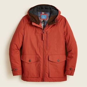 J Crew Fishing Jacket in Kinloch Red Primaloft